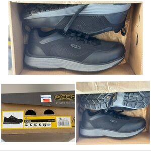KEEN Men's Black Utility Shoes